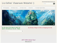 Tablet Screenshot of lizcollinshistoryclasses.com